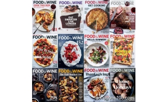 美食与美酒_Food and Wine_2017年合集高清PDF杂志电子版百度盘下载 共12本