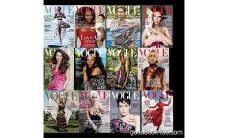 Vogue美国版_Vogue USA_2018年合集高清PDF杂志电子版百度盘下载 共12本 545MB