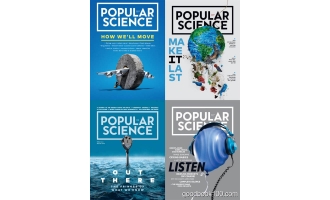 科普类杂志_Popular Science_2019年合集高清PDF杂志电子版百度盘下载 共4本