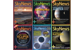 天文类杂志Skynews_2017年合集高清PDF杂志电子版百度盘下载 共6本