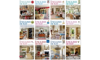 家居设计杂志_The English Home_2018年合集高清PDF杂志电子版百度盘下载 共12本 533MB