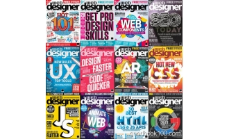 网页设计杂志_Web Designer UK_2018年合集高清PDF杂志电子版百度盘下载 共12本