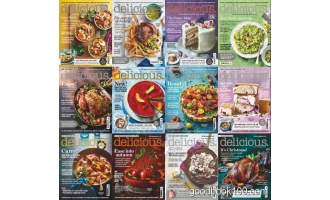 美食杂志_delicious UK_2018年合集高清PDF杂志电子版百度盘下载 共12本 432MB