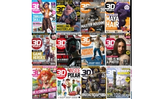 3D艺术视觉杂志_3D World_2018年合集高清PDF杂志电子版百度盘下载 共13本 303MB
