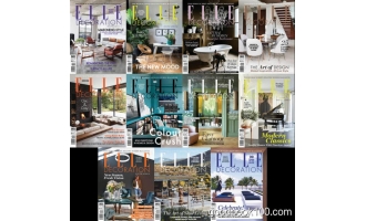 家居廊南非版_Elle Decoration South Africa_2018年合集高清PDF杂志电子版百度盘下载 共11本