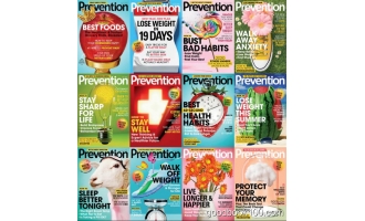 健康美食养生类杂志_Prevention_2020年合集高清PDF杂志电子版百度盘下载 共12本 477MB