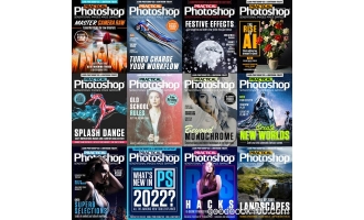 Photoshop实用技巧杂志_Practical Photoshop_2021年合集高清PDF杂志电子版百度盘下载 共12本