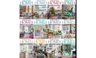 家居装修设计类杂志_25 Beautiful Homes_2021年合集高清PDF杂志电子版百度盘下载 共12本 798MB