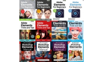 Adobe Elements使用技巧杂志_Adobe Elements For Beginners_2021年合集高清PDF杂志电子版百度盘下载 共12本 813MB