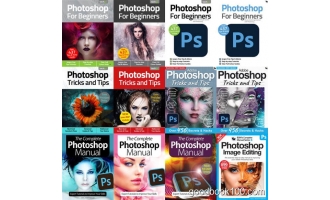 PS技巧类杂志_Photoshop for Beginners_2021年合集高清PDF杂志电子版百度盘下载 共12本 958MB