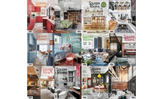家居设计类杂志_Square Rooms_2021年合集高清PDF杂志电子版百度盘下载 共12本